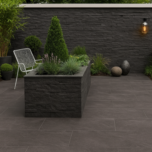 Modello Black Porcelain Paving