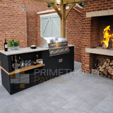 Porcelain - Grey Outdoor Kitchen Worktop - Ready Made - 1800x800mm