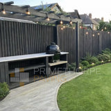 Porcelain - Grey Outdoor Kitchen Worktop - Ready Made - 1800x800mm