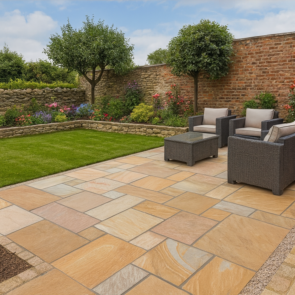 Rippon Buff Sandstone Paving
