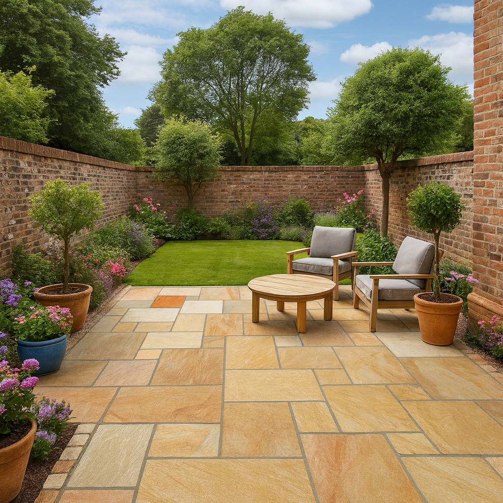 Rippon Buff Sandstone Paving