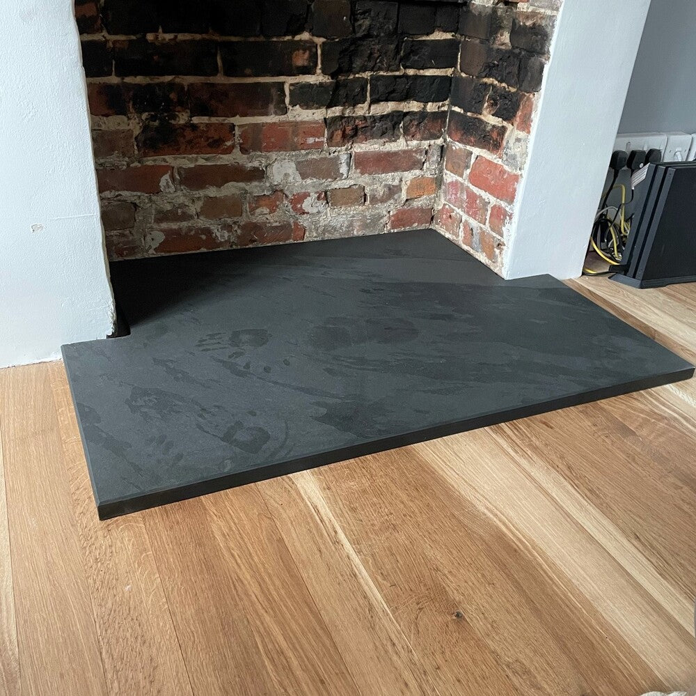 Slate Fireplace Hearth - Cut to any Shape + Any Size
