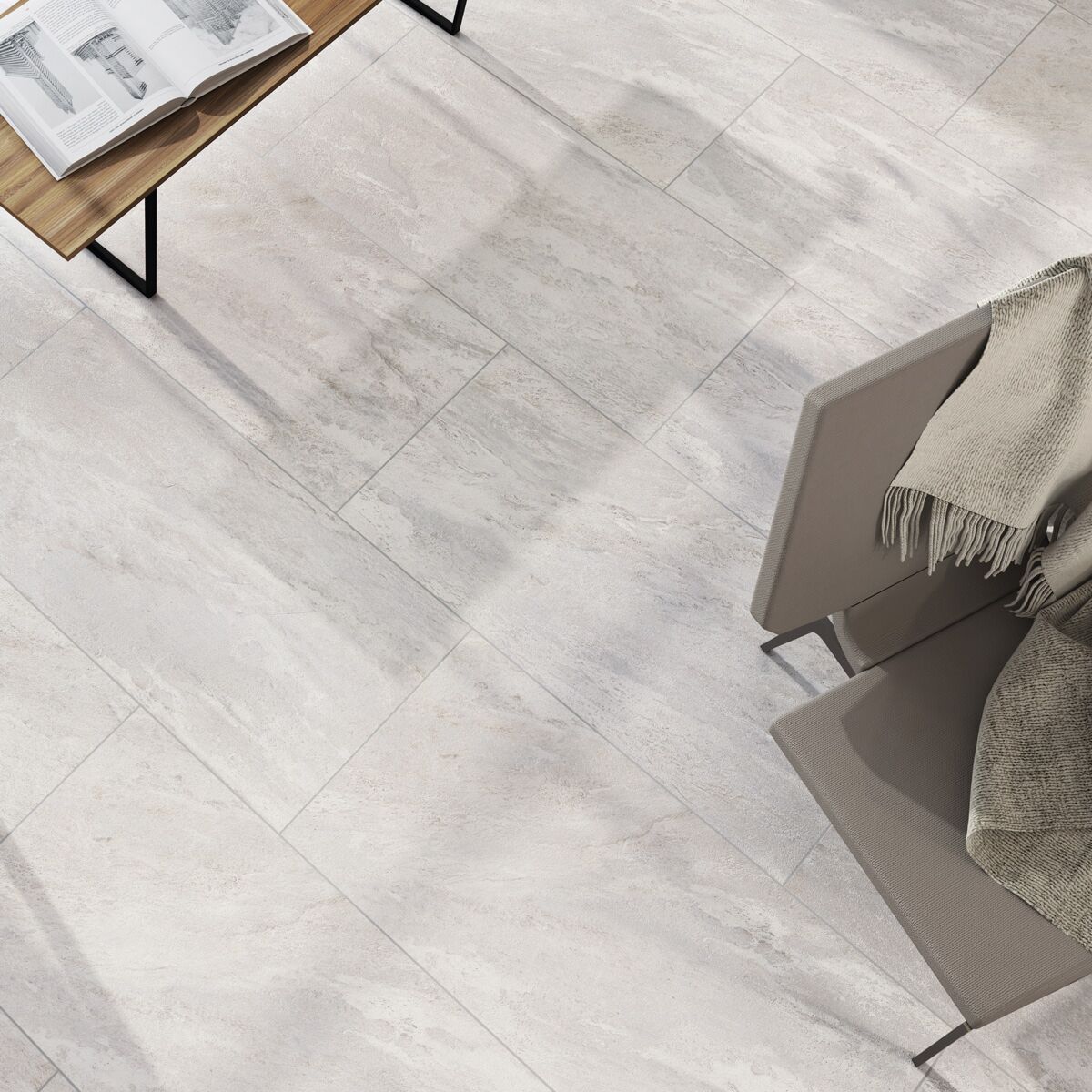 Rock White Porcelain Paving