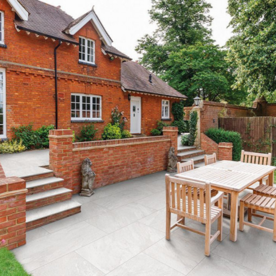 Rock White Porcelain Paving