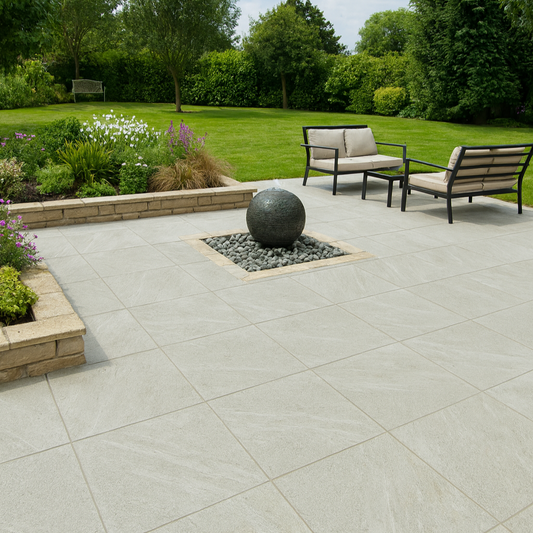 Stone Grey Porcelain Paving
