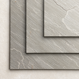 Riven Grey Sandstone Hearth – Bespoke Cut to Size & All Shapes