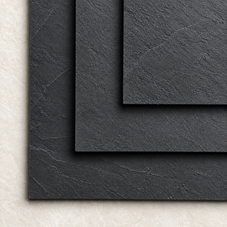Riven Black Limestone Hearth – Bespoke Cut to Size & All Shapes