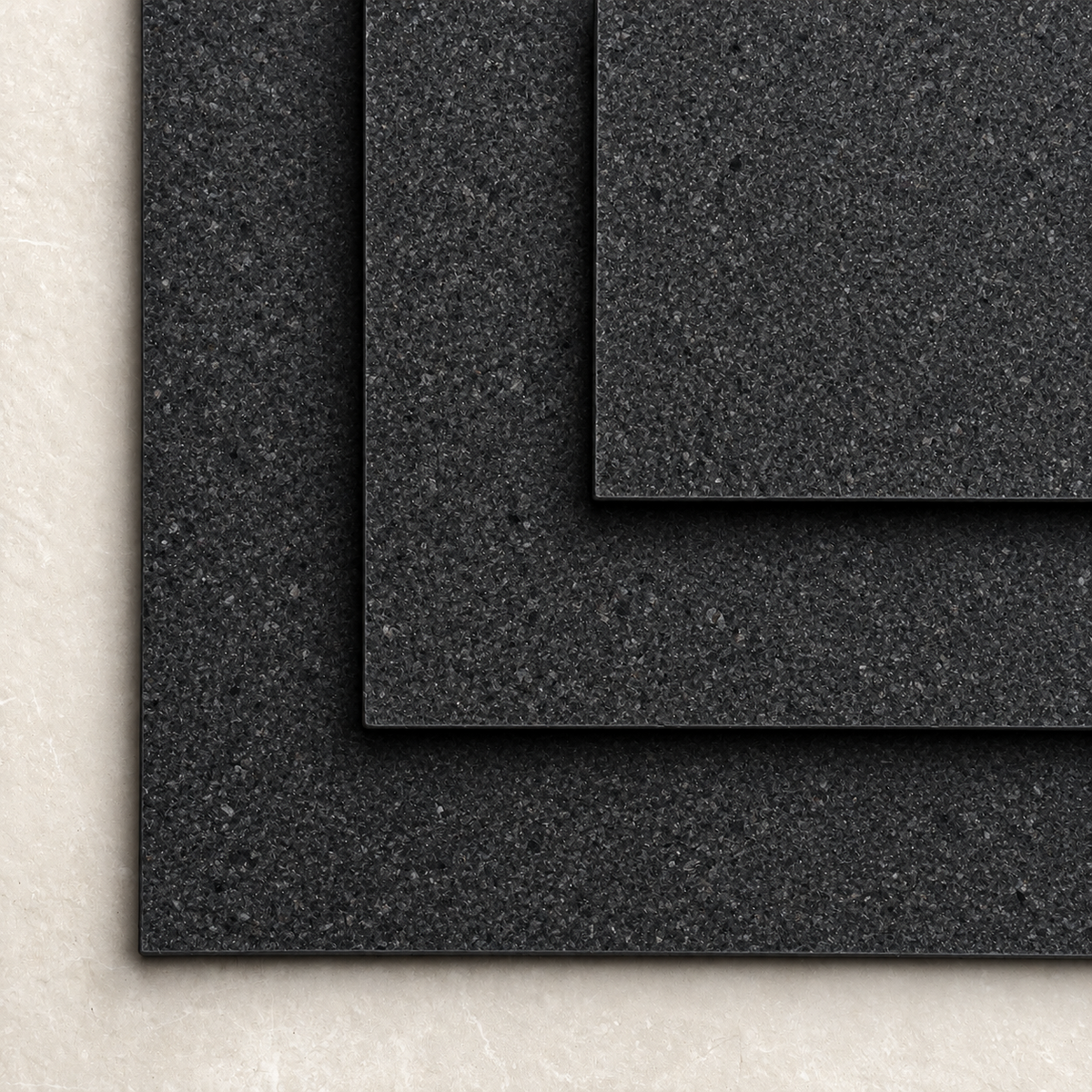 Honed Black Granite Hearth – Bespoke Cut to Size & All Shapes