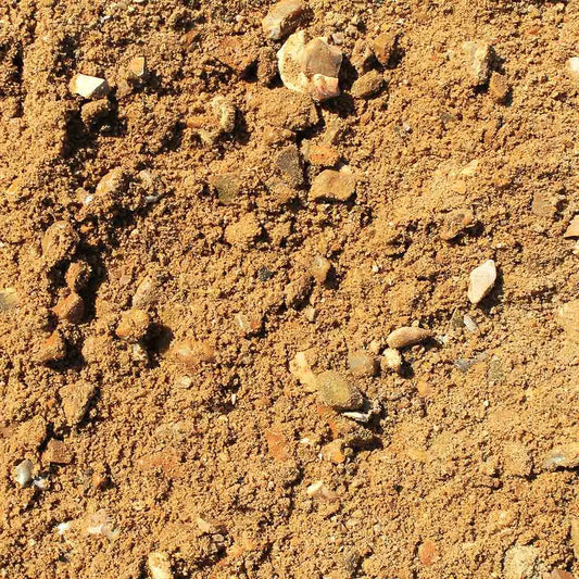 Image of All In Ballast bag with sharp sand and 20-25mm gravel particles. Ideal for creating concrete foundations and footings in heavy-duty construction applications. High-quality and reliable, this product is available for local delivery only. Please note that color may vary and aggregate size may differ between batches.