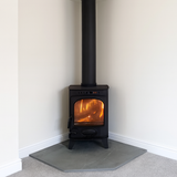 Riven Grey Slate Hearth – Standard Rectangle Cut to Size