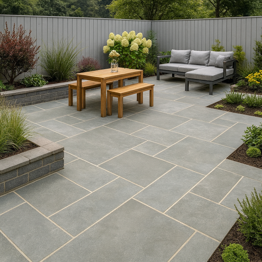 Kota Blue Limestone Paving