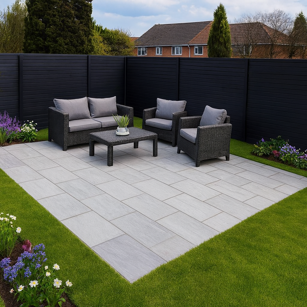 Kandla Grey Sandstone Paving