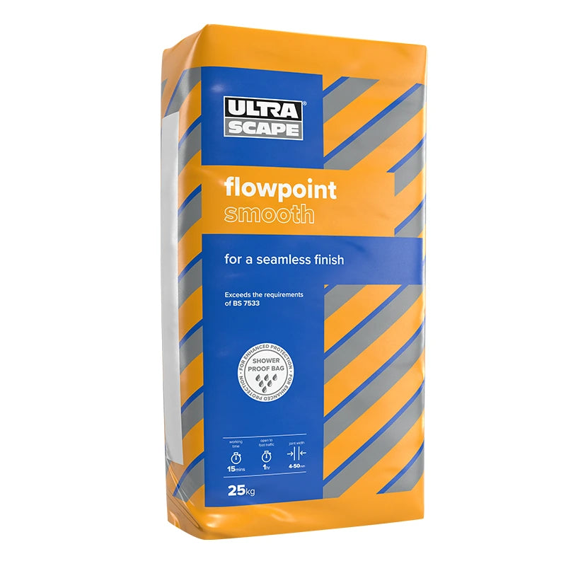 UltraScape Flowpoint Premium Smooth Rapid Setting Paving Grout – 25kg