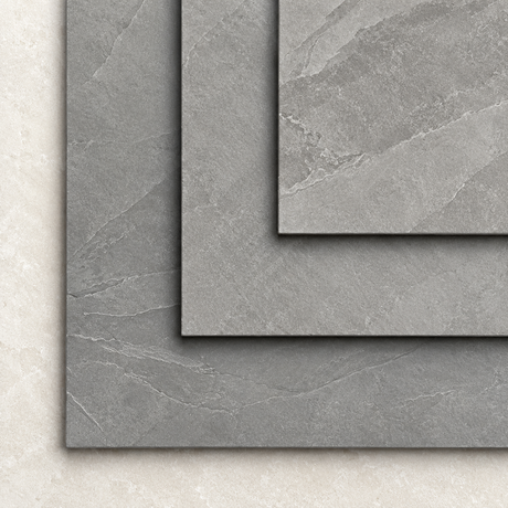 Riven Grey Slate Hearth – Bespoke Cut to Size &  All Shapes