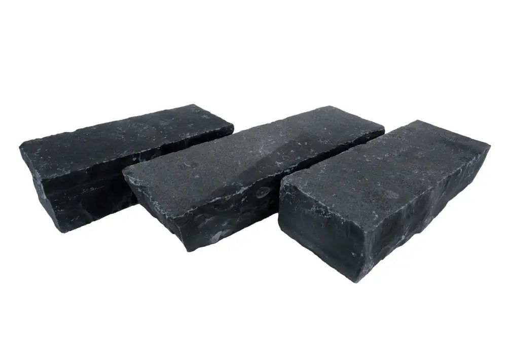 Garden Walling - Black Limestone Stone