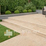 Cathedral Beige - Porcelain Bullnosed Steps
