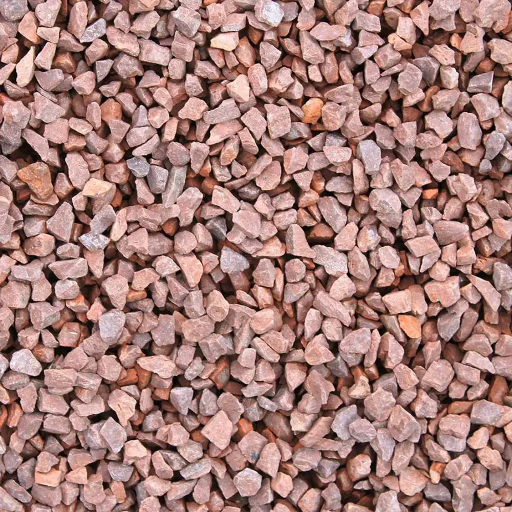 Red Granite Chippings 14Mm - (800Kg) Local Delivery Only Bundles Website Aggregates