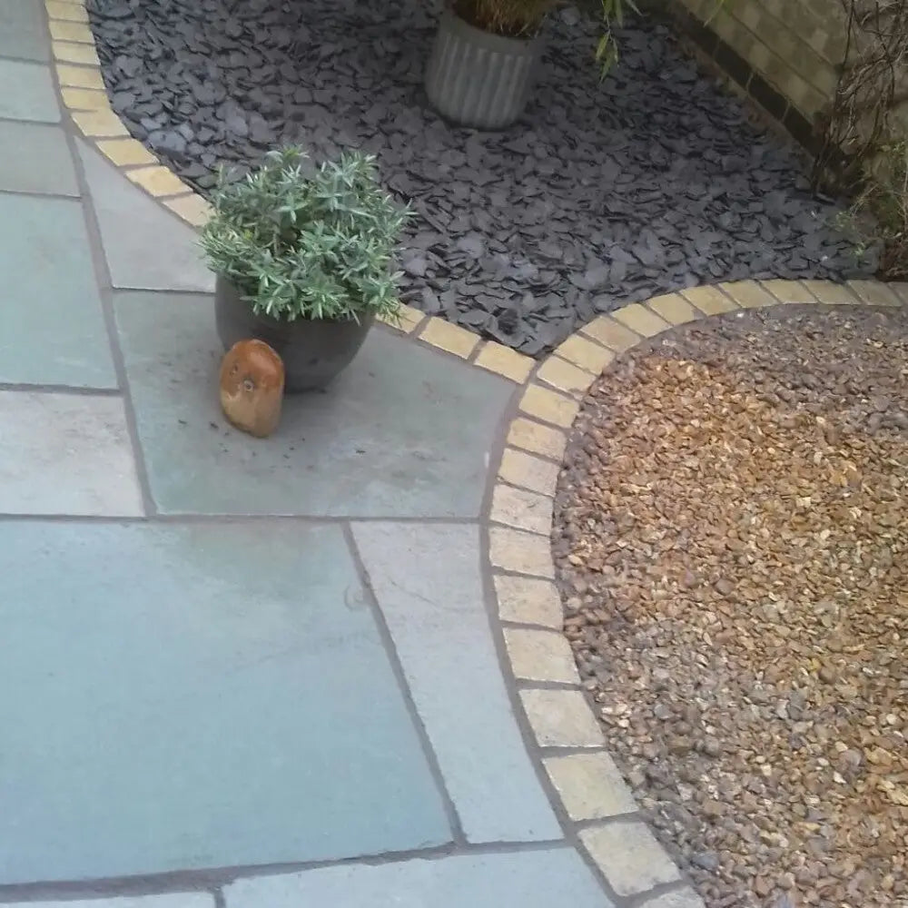 Yellow Limestone Cobbles Bundles - Website 20Cm X 10Cm